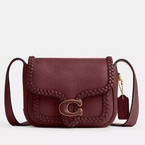 Coach burgundy crossbody